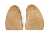 * PAIR OF UNENGRAVED WHALE'S T