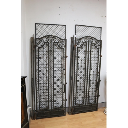 Pair of unique French wrought