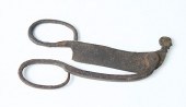 PAIR OF UNUSUAL CAST IRON SCIS