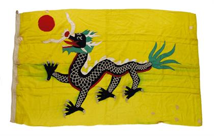 Pair of unusual Chinese gauze and