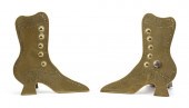 PAIR OF UNUSUAL LADY'S BOOT-FO
