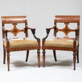 PAIR OF UNUSUAL NORTH EUROPEAN