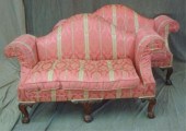 Pair of Upholstered and Camelb