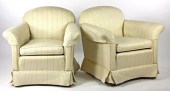 Pair of Upholstered Club Chair