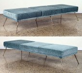 PAIR OF UPHOLSTERED ITALIAN TH