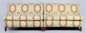 PAIR OF UPHOLSTERED MID-CENTUR