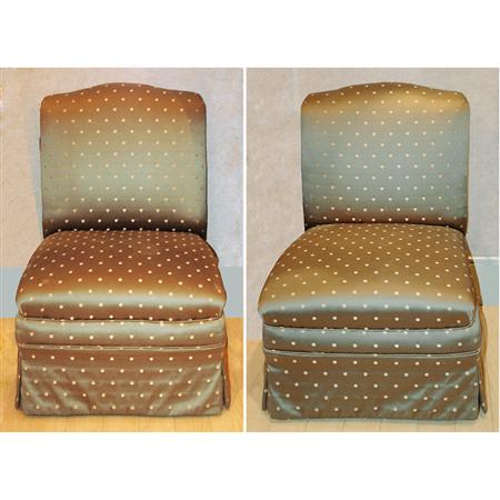 Pair of Upholstered Side