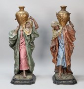 PAIR OF URIELA TERRA COTTA WAT