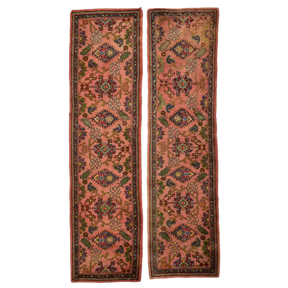PAIR OF USHAK RUNNERS WEST