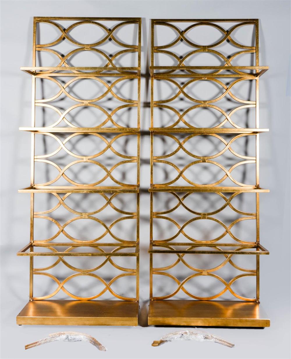 PAIR OF UTTERMOST GOLD PAINTED