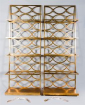 PAIR OF UTTERMOST GOLD PAINTED