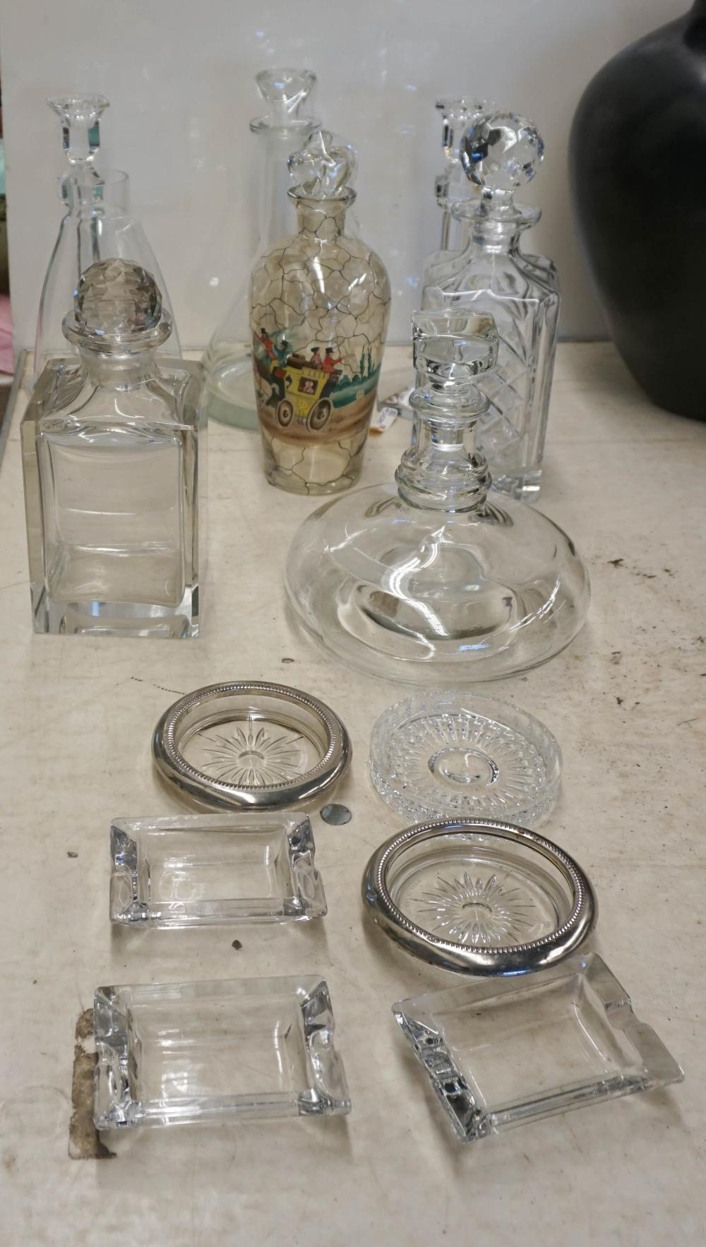 PAIR OF VAL ST. LAMBERT CRYSTAL