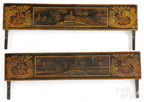 PAIR OF VALENCESPair of New England