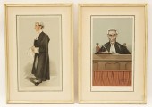 PAIR OF VANITY FAIR LITHOGRAPH