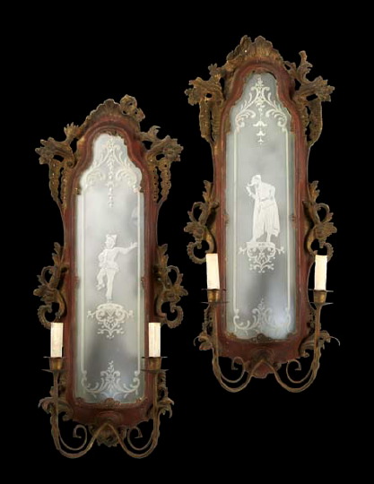 Pair of Venetian Carved,