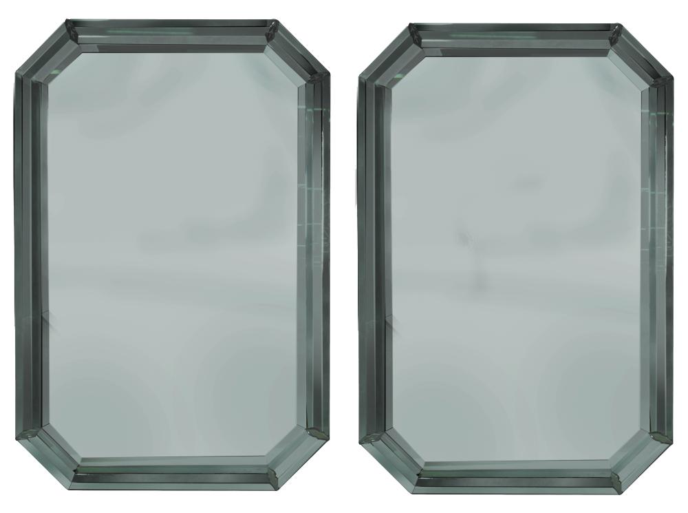 PAIR OF VENETIAN GLASS