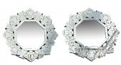 PAIR OF VENETIAN MIRRORS: Pair