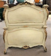 PAIR OF VENETIAN PAINTED TWIN