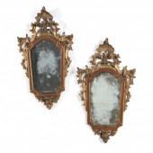 PAIR OF VENETIAN ROCOCO GILTWO