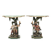 PAIR OF VENETIAN STYLE CARVED