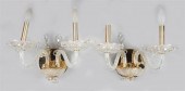 PAIR OF VENETIAN STYLE COLORLE
