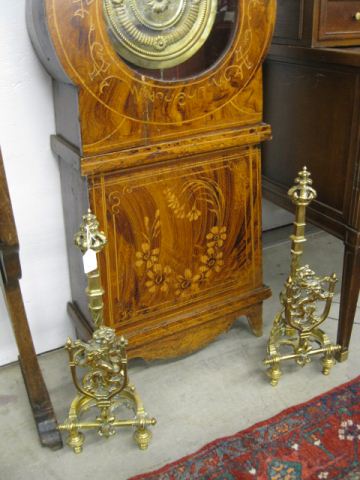 Pair of Victorian Brass Andirons