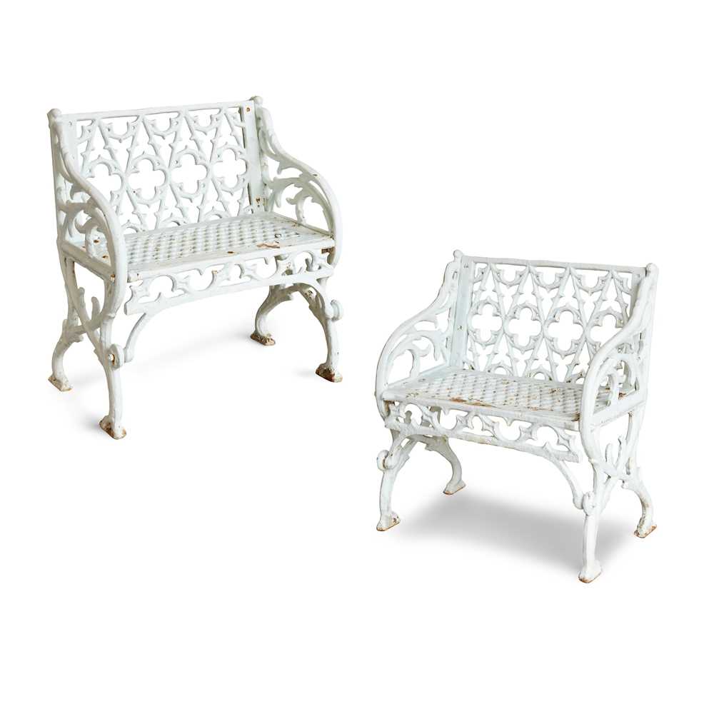 PAIR OF VICTORIAN CAST IRON
