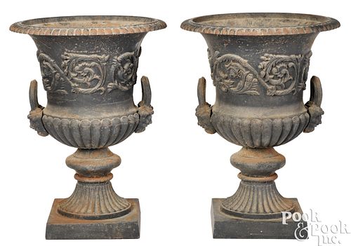 PAIR OF VICTORIAN CAST IRON