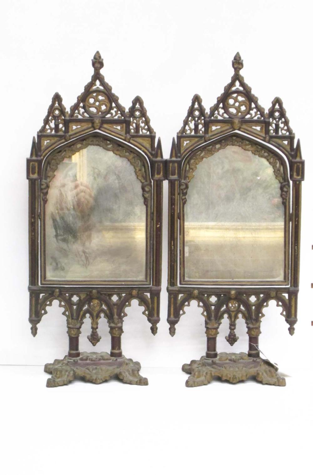 PAIR OF VICTORIAN CAST IRON