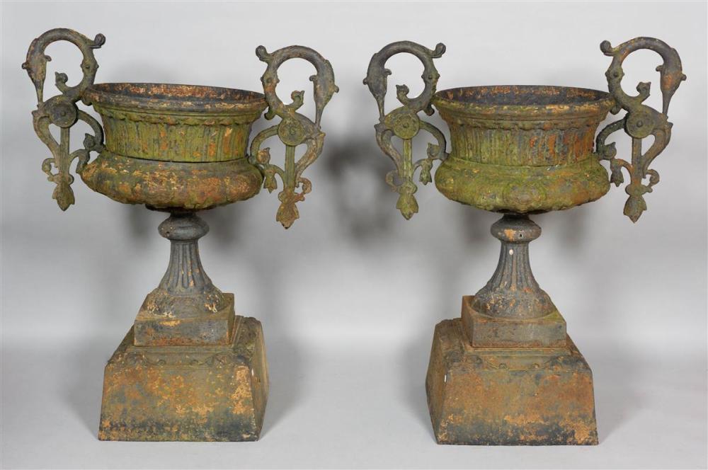 PAIR OF VICTORIAN CAST IRON