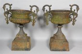 PAIR OF VICTORIAN CAST IRON GA