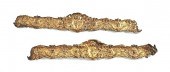 Pair of Victorian embossed bra