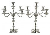 PAIR OF VICTORIAN ENGLISH SILV