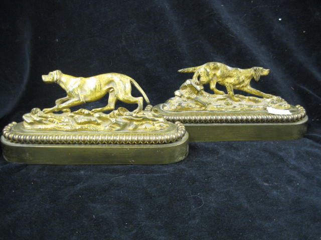 Pair of Victorian Figural Bronzed