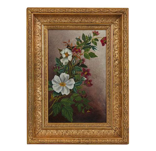 PAIR OF VICTORIAN FLORAL