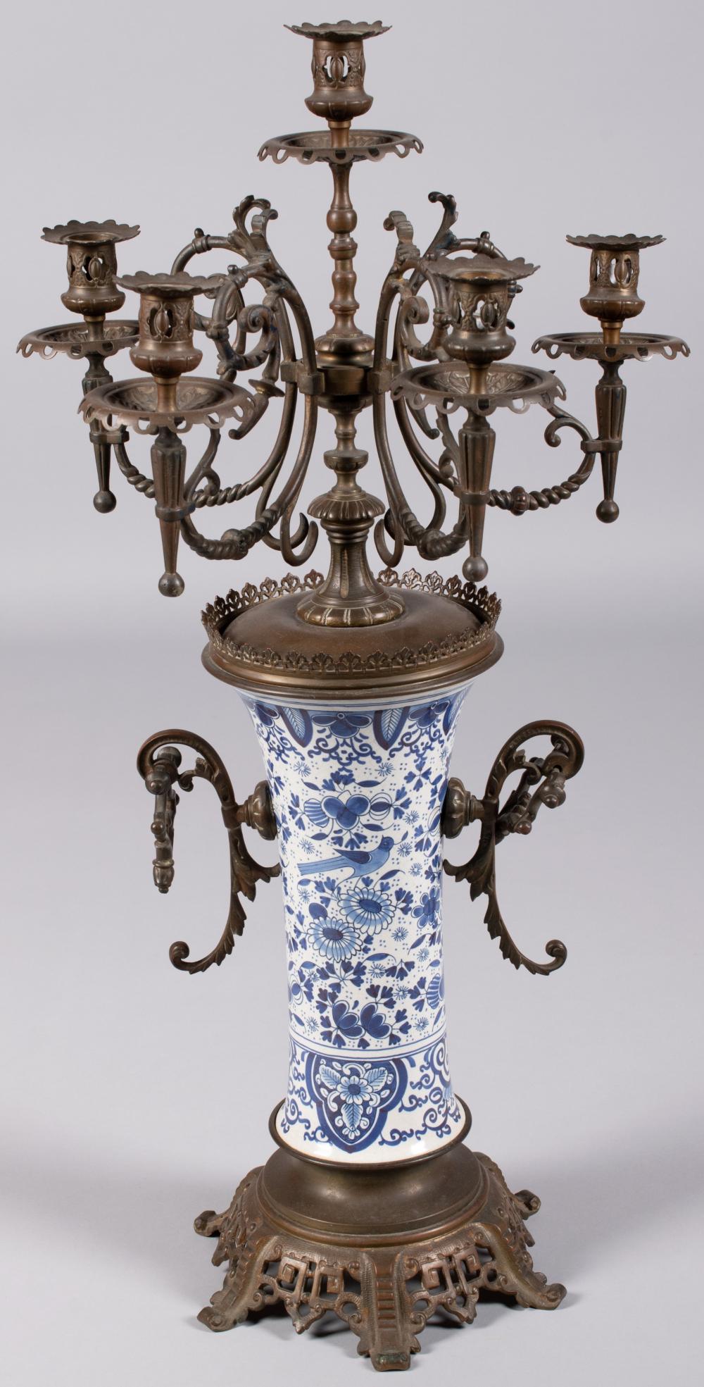 PAIR OF VICTORIAN GILT-BRONZE
