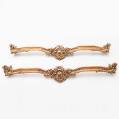 PAIR OF VICTORIAN GILTWOOD PEL