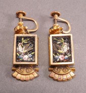 PAIR OF VICTORIAN GOLD-FILLED