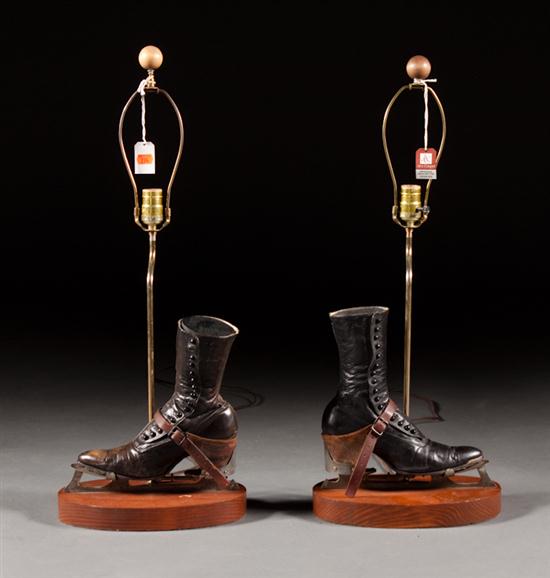 Pair of Victorian leather women's
