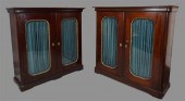 PAIR OF VICTORIAN MAHOGANY TWO