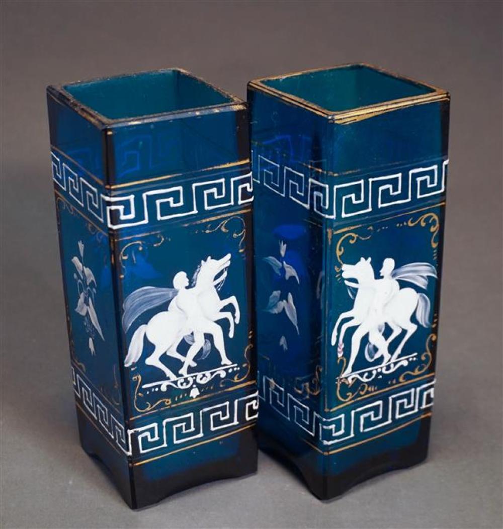 PAIR OF VICTORIAN MARY GREGORY TYPE