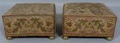 PAIR OF VICTORIAN NEEDLEWORK F