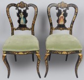 PAIR OF VICTORIAN PARCEL-GILT