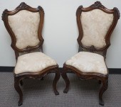 PAIR OF VICTORIAN ROCOCO STYLE