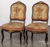 PAIR OF VICTORIAN ROSEWOOD SID