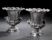 Pair of Victorian Silverplate