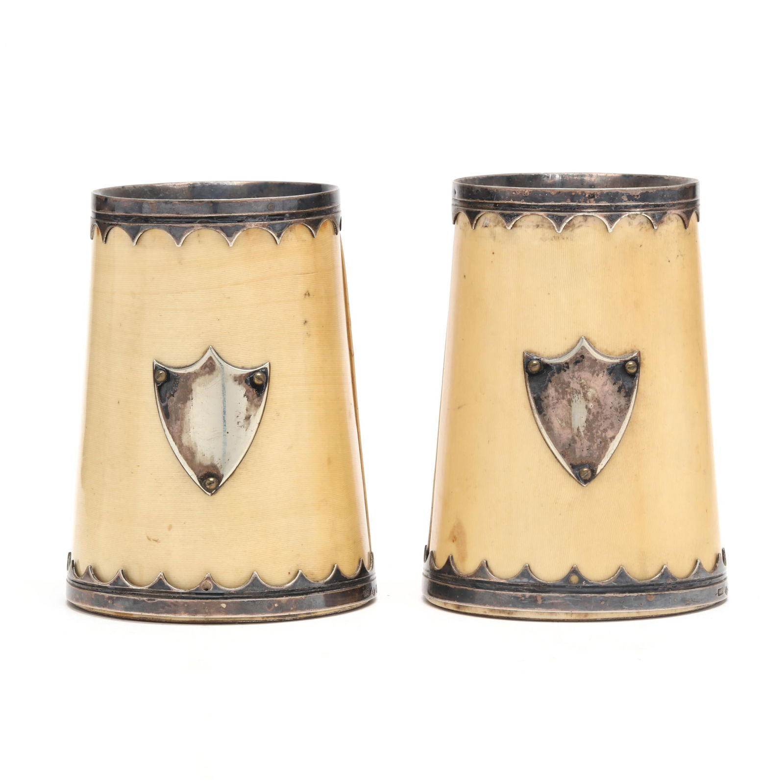 PAIR OF VICTORIAN SILVERPLATED