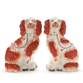 PAIR OF VICTORIAN STAFFORDSHIR