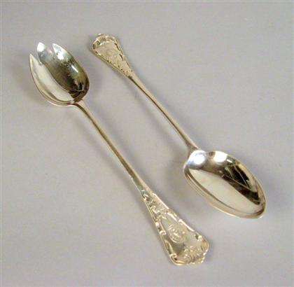 Pair of Victorian sterling silver
