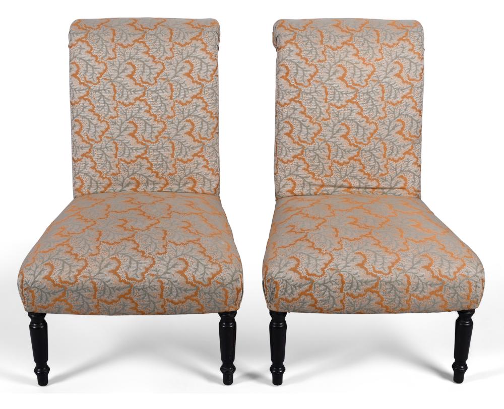 PAIR OF VICTORIAN STYLE BLACK